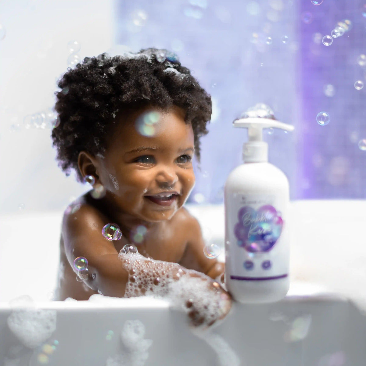 Bubble Kiss - Soin lavant doux bébés et enfants - Corps et cheveux 400ml