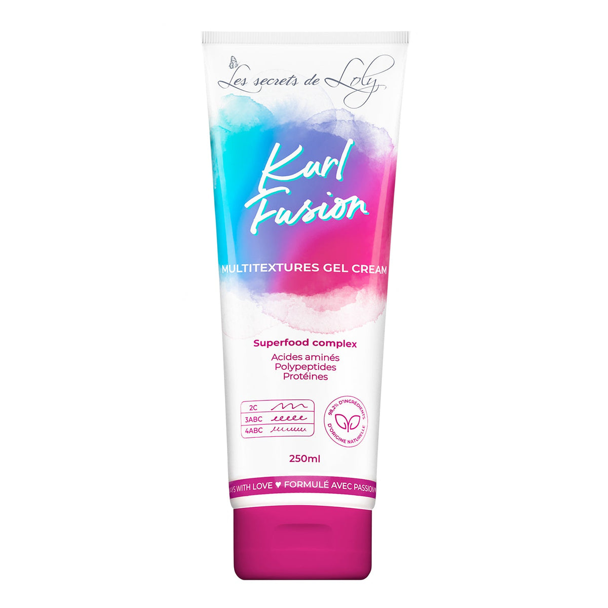Kurl Fusion - Gel crème coiffant nourrissant et hydratant - 250ml