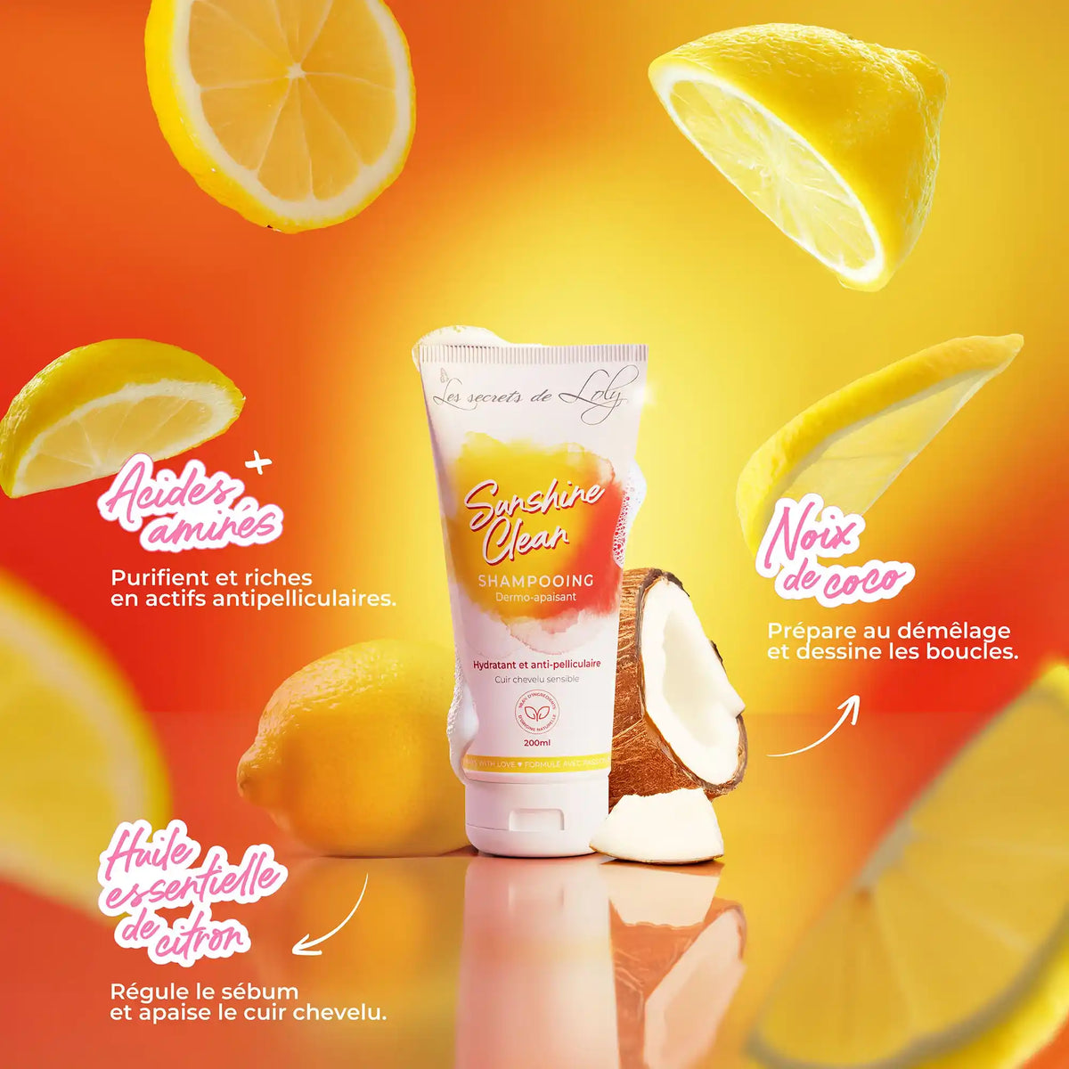 Sunshine Clean - Shampooing cuir chevelu sensible - 200ml